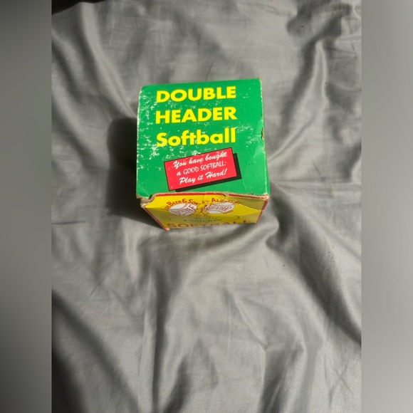 Balle De Softball Vintage DeBeer & Sons F16 – Boîte D'origine, Années 1970 (Haïti)
